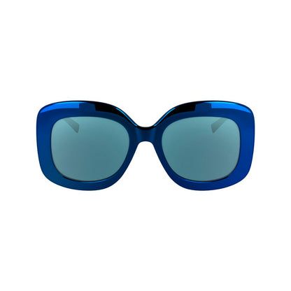 Karl Lagerfeld Women’s Sunglasses – Blue Injected Frame, 53mm Lenses