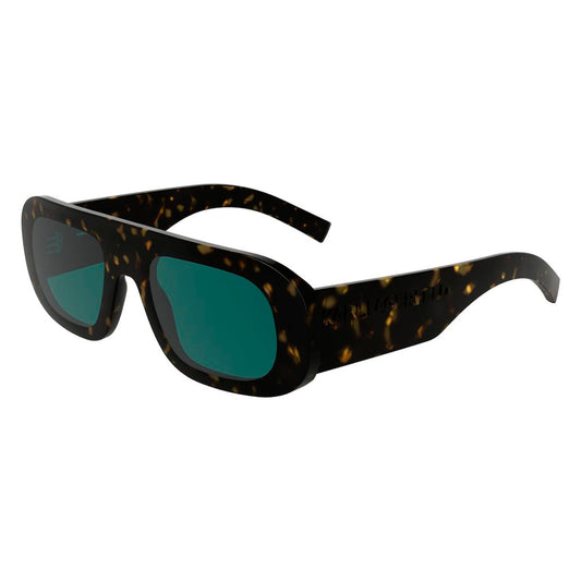 Karl Lagerfeld Men's Sunglasses – Brown Injected Frame, Green Lenses