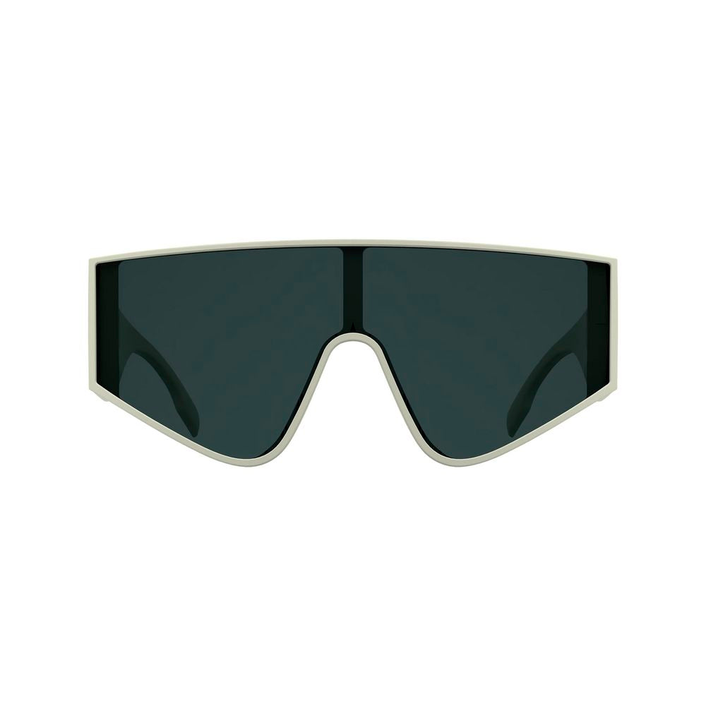 Karl Lagerfeld Unisex Sunglasses – White Injected Frame, Blue Lenses