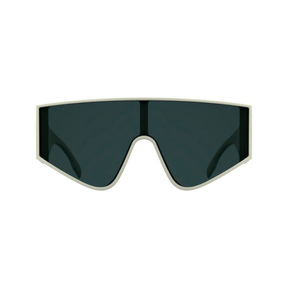 Karl Lagerfeld Unisex Sunglasses – White Injected Frame, Blue Lenses