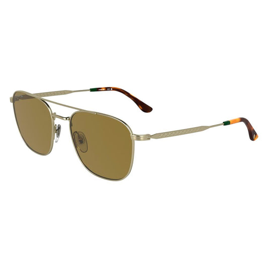 Lacoste Gold Metal Sunglasses – Unisex Style with 100% UV Protection
