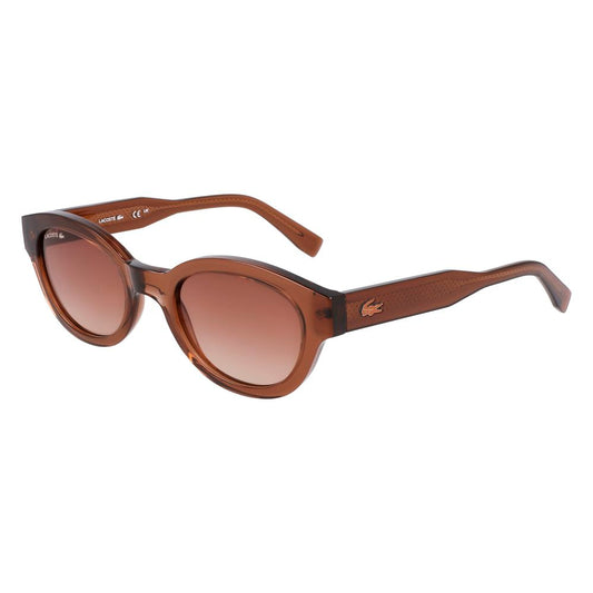 Lacoste Women’s Sunglasses – Brown Injected Frame, 52mm Lenses