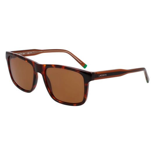 Lacoste Men's Sunglasses – Brown Injected Frame, 100% UV Protection