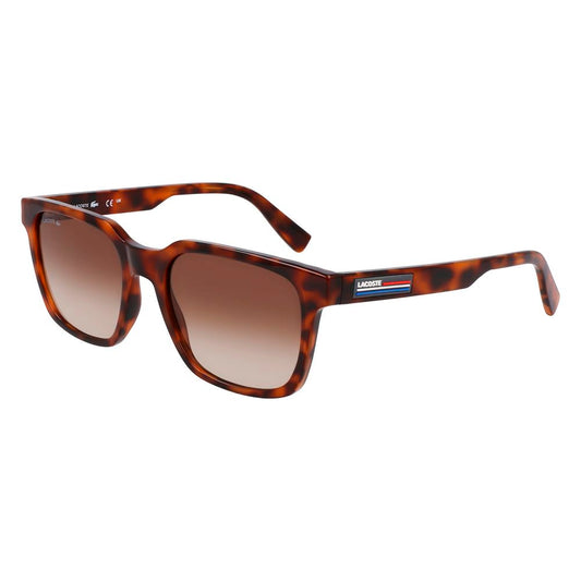 Lacoste Men's Sunglasses – Brown Injected Frame, Gradient Lenses