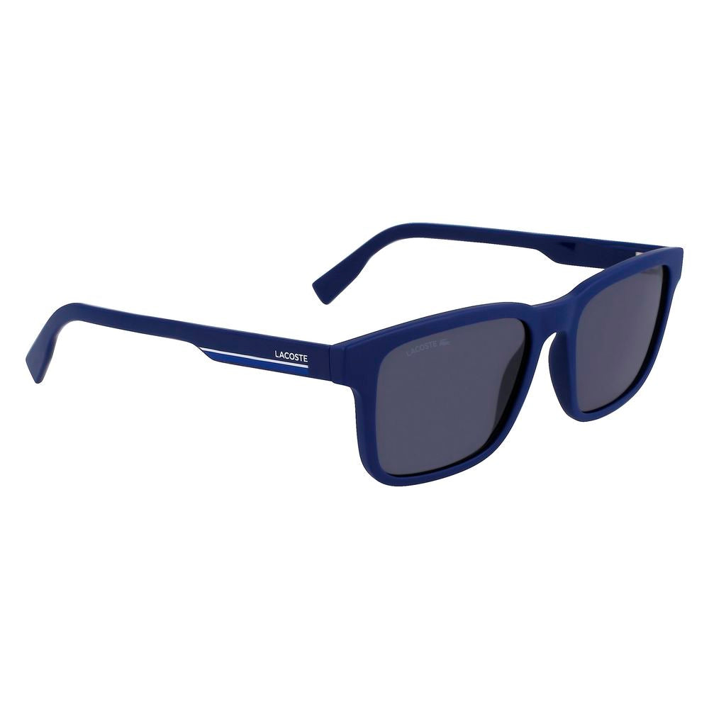Lacoste Men's Blue Injected Sunglasses – Stylish Eye Protection