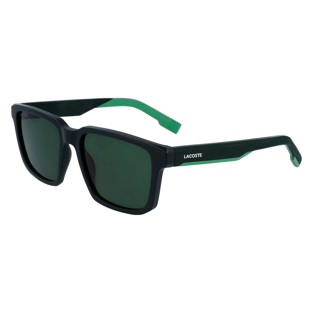 Lacoste Men’s Bicolor Injected Sunglasses – Green Frame