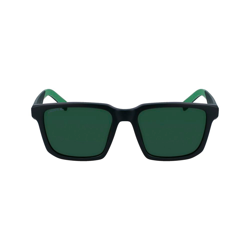 Lacoste Men’s Bicolor Injected Sunglasses – Green Frame