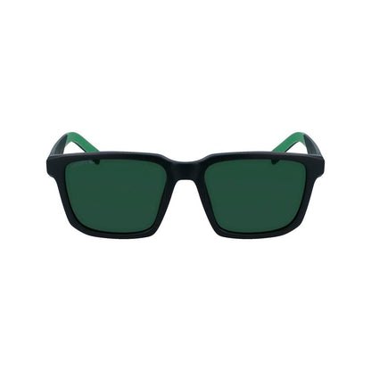 Lacoste Men’s Bicolor Injected Sunglasses – Green Frame