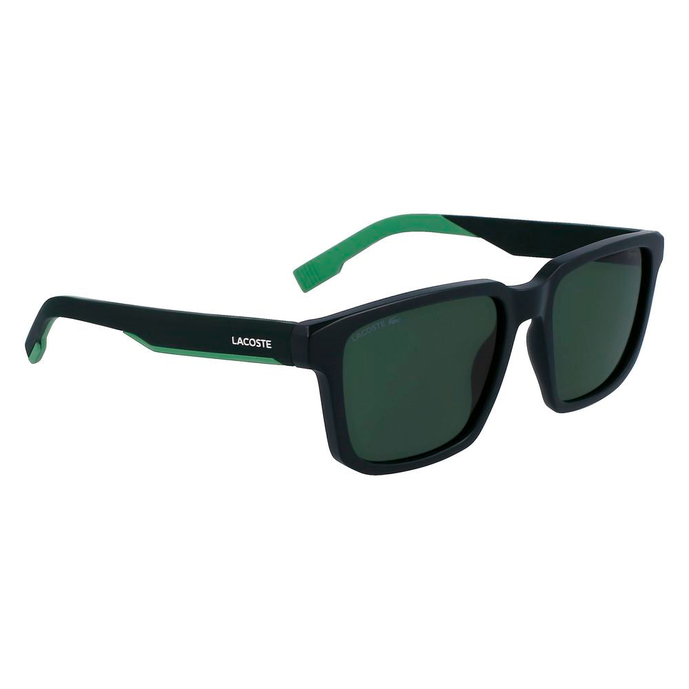 Lacoste Men’s Bicolor Injected Sunglasses – Green Frame