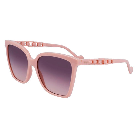Liu Jo Women’s Sunglasses – Brown Injected Frame, Purple Lenses