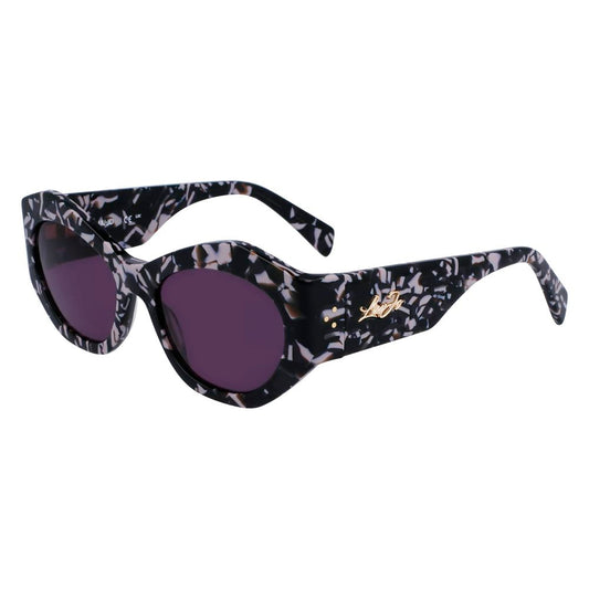 Liu Jo Women's Sunglasses – Black Acetate Full-Rim Frame