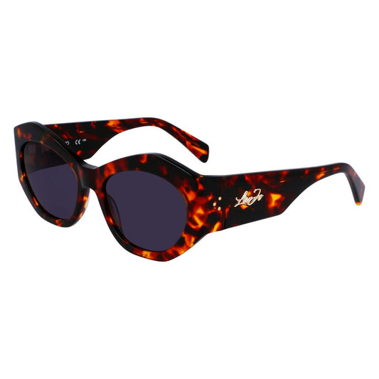 Liu Jo Women’s Sunglasses – Brown Acetate Frame, 54mm Lenses