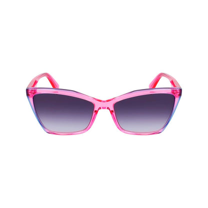 Liu Jo Women’s Sunglasses – Pink Acetate Frame, Blue Lenses