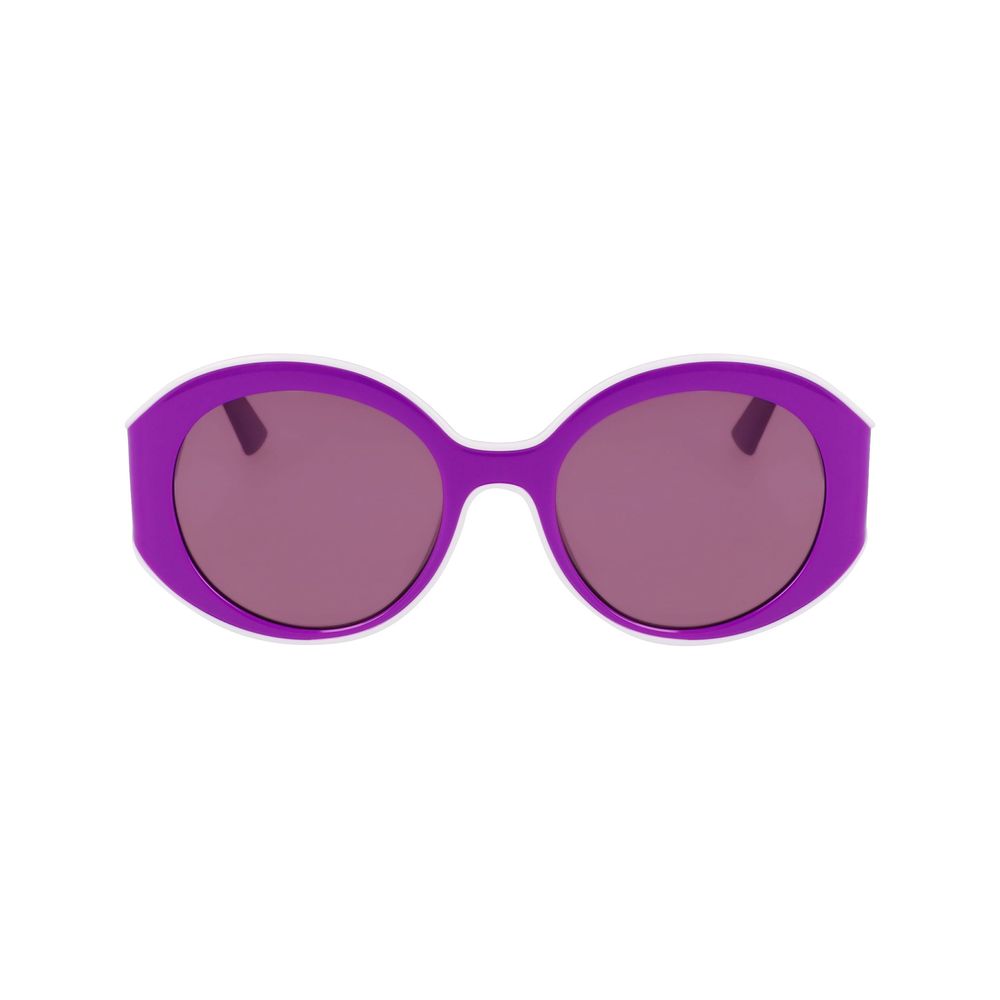 Longchamp Women’s Sunglasses – Purple Injected Frame, Grey Lenses