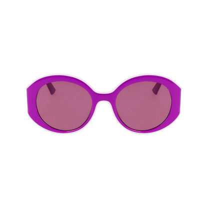 Longchamp Women’s Sunglasses – Purple Injected Frame, Grey Lenses