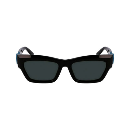 Longchamp Women’s Sunglasses – Black Acetate Frame, Grey Lenses