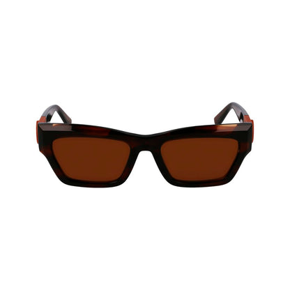 Longchamp Women’s Sunglasses – Brown Acetate Frame, 53mm Lenses