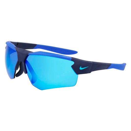 Nike Men’s Sunglasses – Grey Injected Frame, Blue Lenses