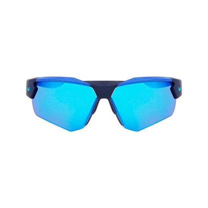 Nike Men’s Sunglasses – Grey Injected Frame, Blue Lenses