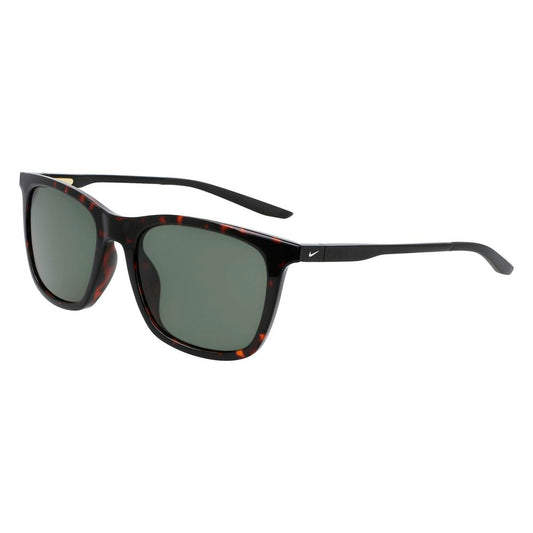 Nike Brown Injected Sunglasses – Unisex Design with Green Lenses