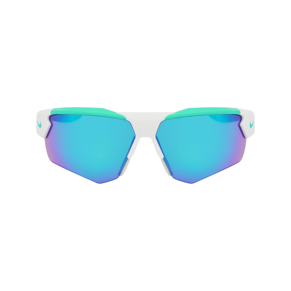 Nike Men's Gray Injected Sunglasses – 71mm Lens with Green Tint