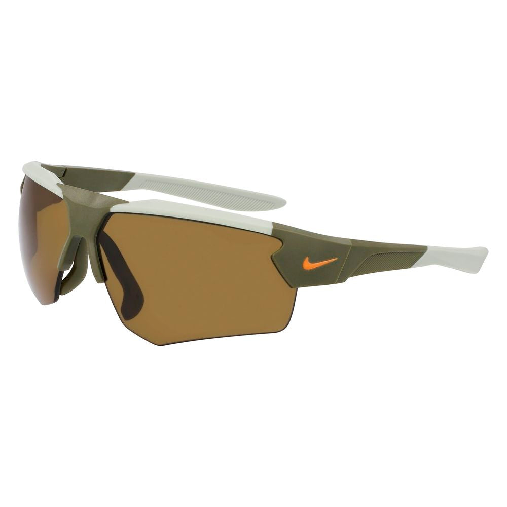 Nike Bicolor Injected Sunglasses – Green Frame with Brown Lenses