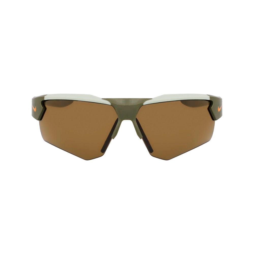 Nike Bicolor Injected Sunglasses – Green Frame with Brown Lenses