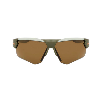 Nike Bicolor Injected Sunglasses – Green Frame with Brown Lenses