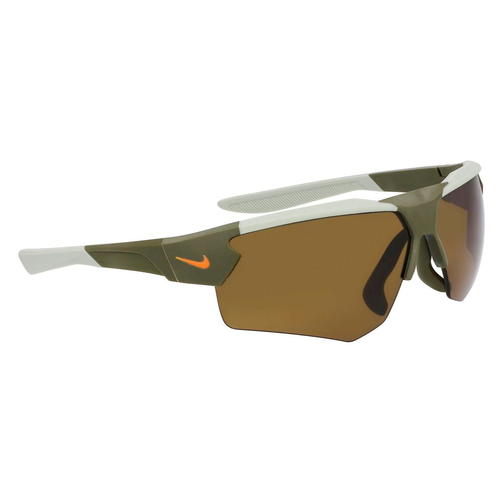 Nike Bicolor Injected Sunglasses – Green Frame with Brown Lenses