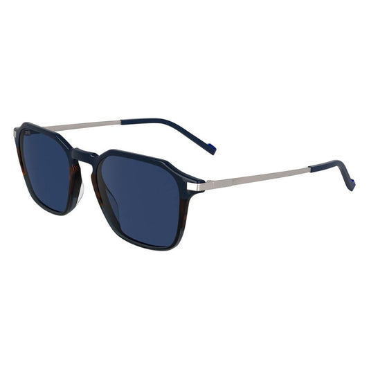 ZEISS Men’s Sunglasses – Grey Acetate Frame, Blue Lenses