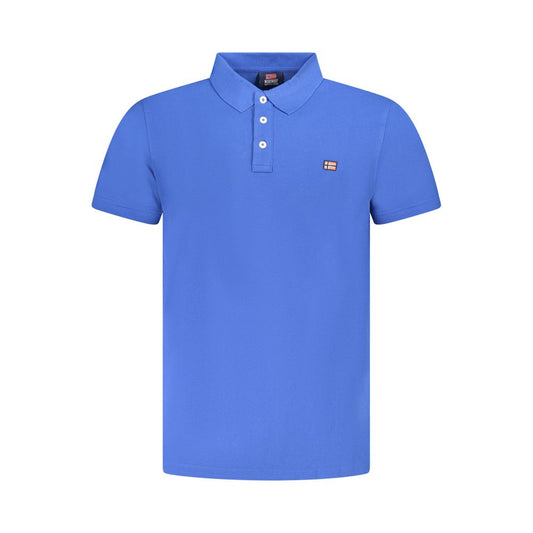 Norway 1963 Blue Cotton Men's Polo Shirt