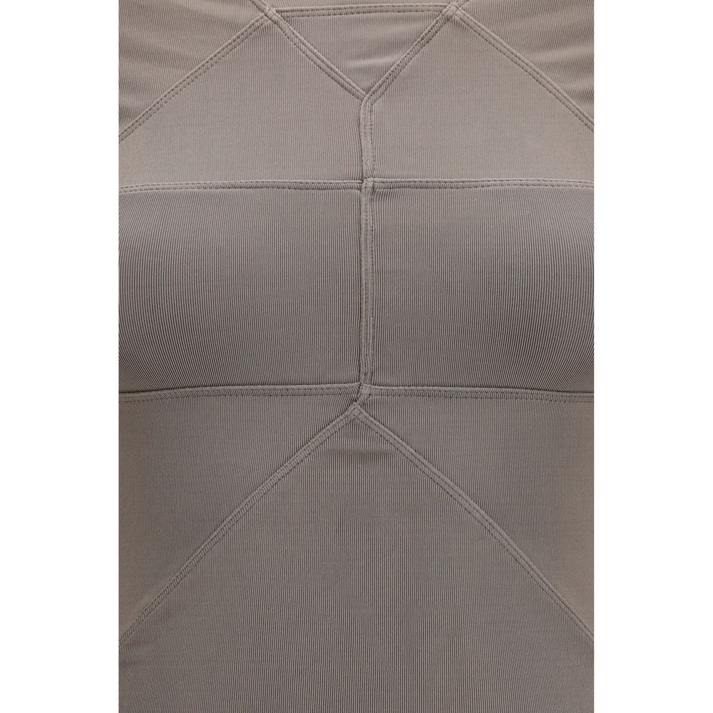 Rick Owens Gray Viscose Blouse - The Temple Fitted Top