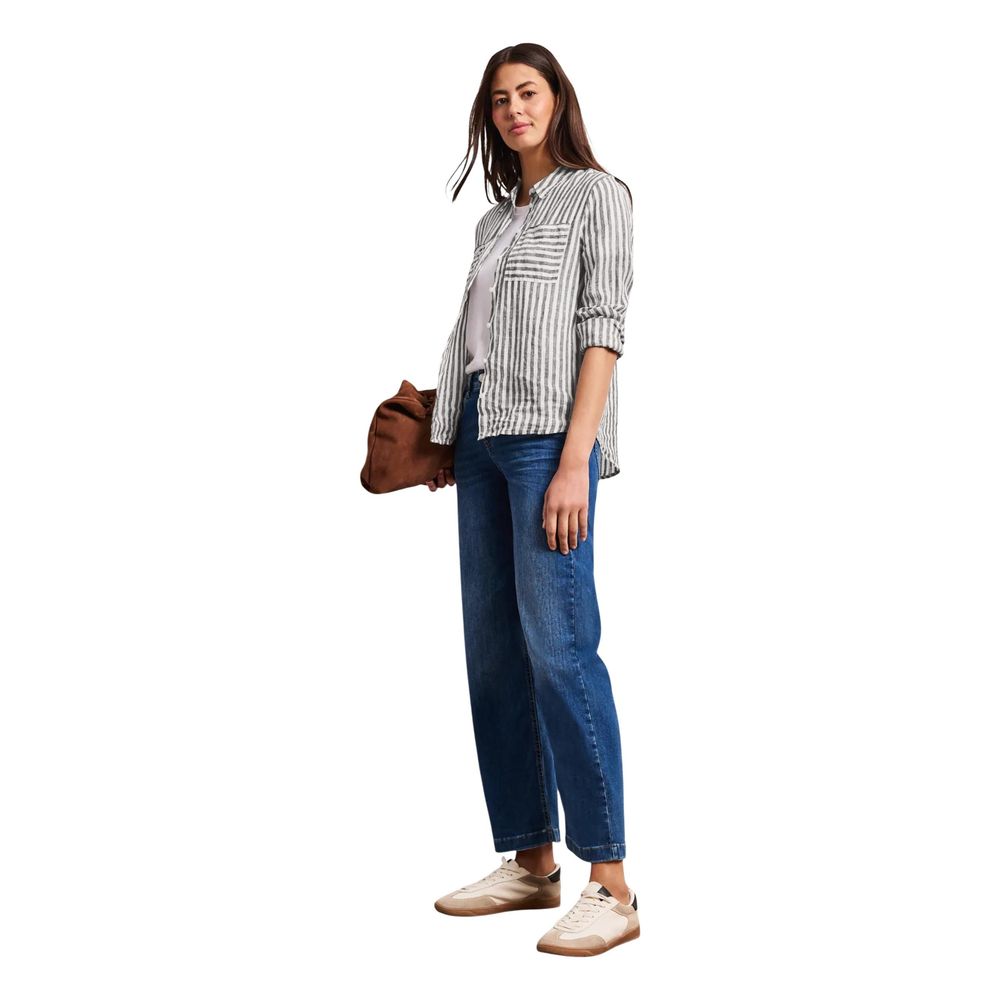 Street One Brown Linen Blouse - Effortless Elegance for Every Occasion