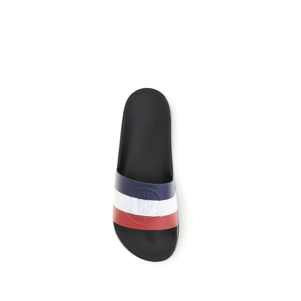 Moncler Multicolor Rubber Sandals - Basile Slippers