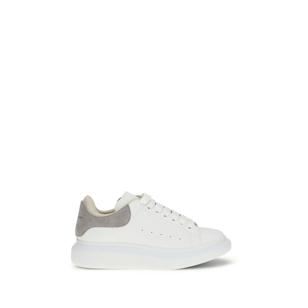 Alexander McQueen White Leather Oversized Chunky Sneakers