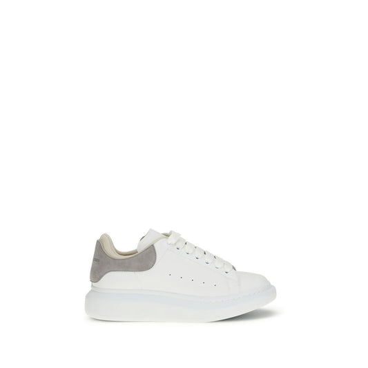 Alexander McQueen White Leather Oversized Chunky Sneakers