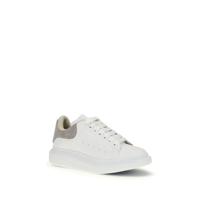 Alexander McQueen White Leather Oversized Chunky Sneakers