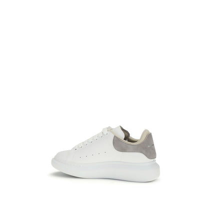 Alexander McQueen White Leather Oversized Chunky Sneakers