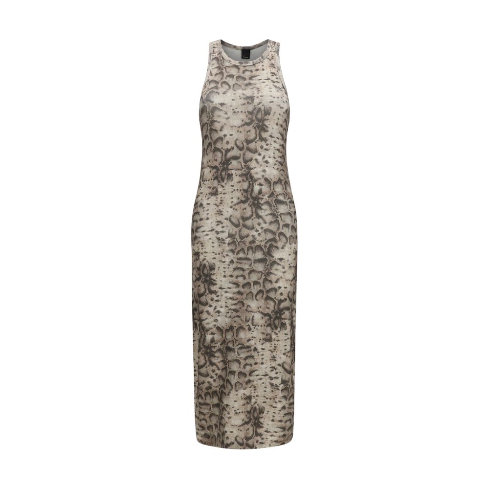PINKO Novoli Beige Cotton Casual Dress