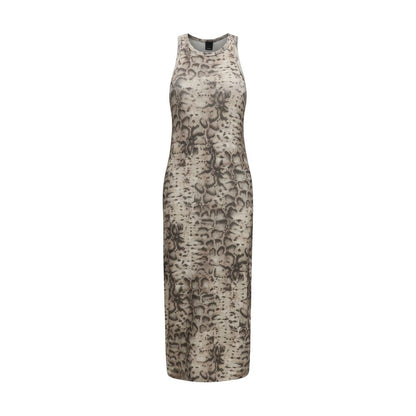 PINKO Novoli Beige Cotton Casual Dress