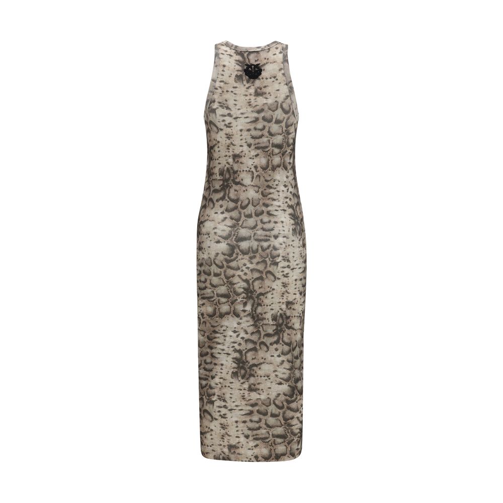 PINKO Novoli Beige Cotton Casual Dress