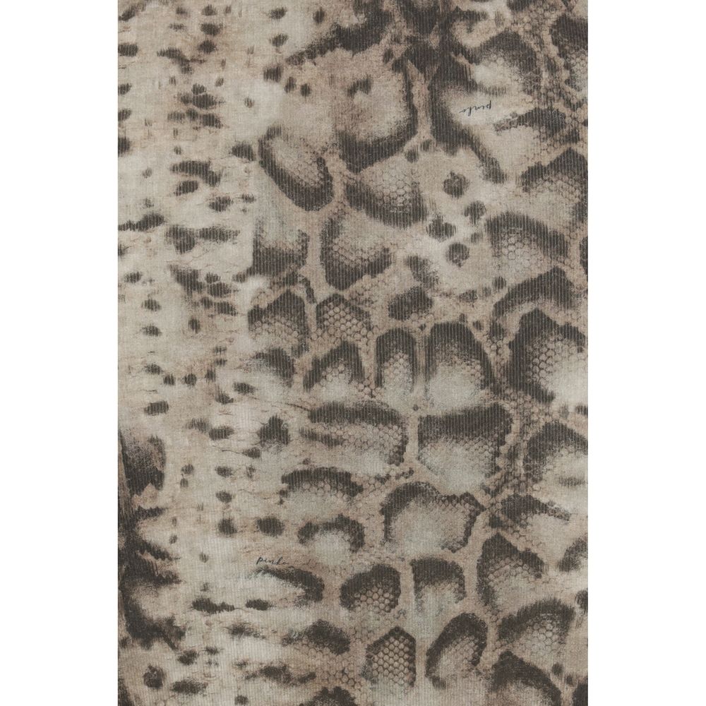 PINKO Novoli Beige Cotton Casual Dress