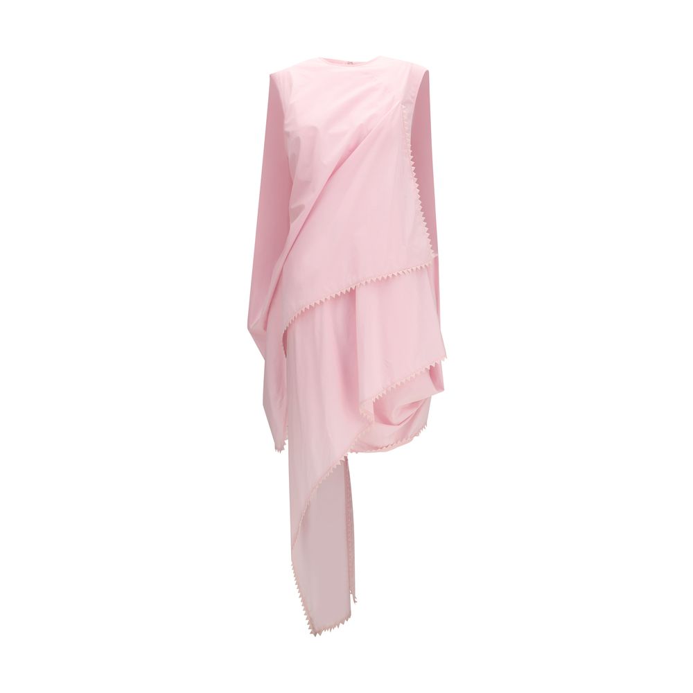 Jacquemus Light Pink Cotton Traversin Layered Dress
