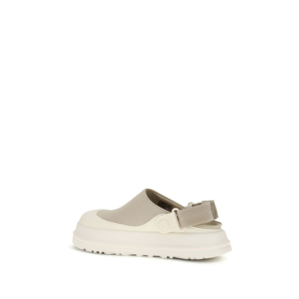 UGG GoldenGlow Cotton Mules in Beige