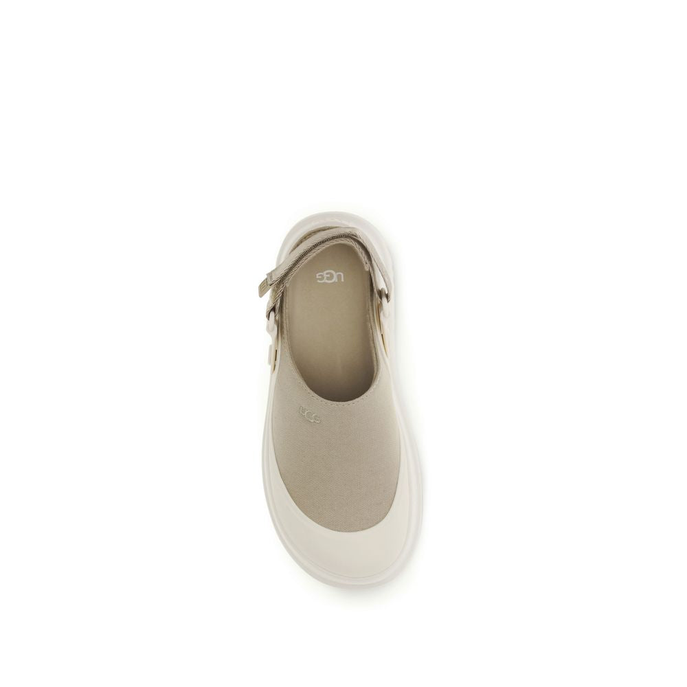 UGG GoldenGlow Cotton Mules in Beige