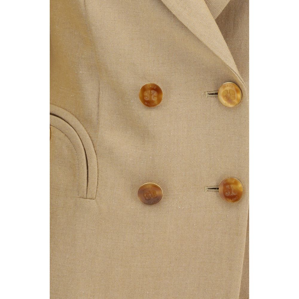 Blazé Milano Renegade Charmer Beige Linen Blazer