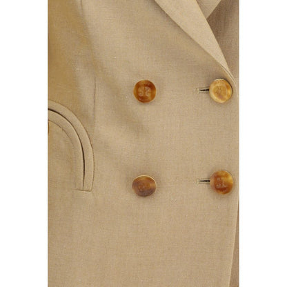 Blazé Milano Renegade Charmer Beige Linen Blazer