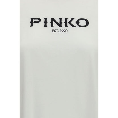 PINKO Carmagnola White Cotton T-Shirt