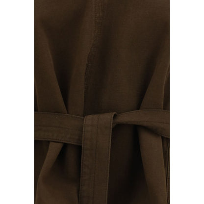 Lemaire Brown Cotton Shirt