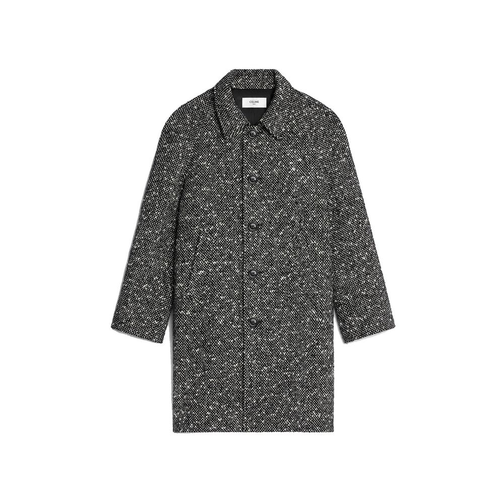 Celine Gray Mohair Coat for Men